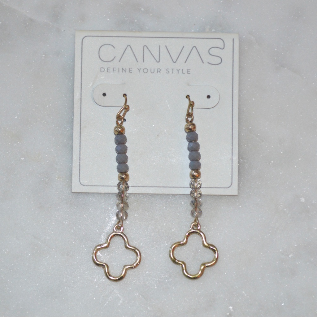 Canvas Nwt Cross Dangle Earrings (Discounted Shipping)